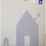 Adhésif vinyle Sweetie Home Gris Brume L'Atelier Des Pieds Des Ailes