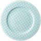 Assiette bleu à pois Green Gate
