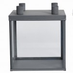 Boite bougeoir en verre House Doctor