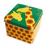 Petite bo&icirc;te en m&eacute;tal Girafes Blafre