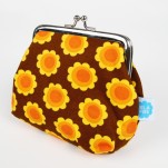 Porte-monnaie Fleurs oranges Blafre