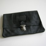 Pochette Flower charbon April Showers by Polder