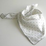 Foulard à pois gris April Showers by Polder