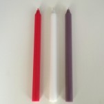Bougies Flambeaux rustiques par 4
