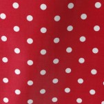 Toile cir&eacute;e &agrave; pois rouge AU Maison