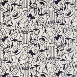 Toile enduite ELLE DECORATION M&eacute;tro Linum