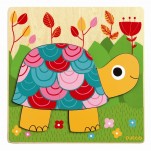 Puzzle Tortue colorée Djeco