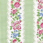Toile cir&eacute;e Ivy vert Green Gate