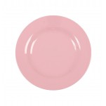 Assiette rose p&acirc;le petit mod&egrave;le Rice