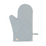 Gant &agrave; four Picnic vichy Bleu Linum