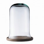 Cloche en verre & pr&eacute;sentoir Bloomingville