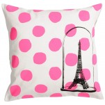 Coussin Tour Eiffel La Cerise sur le G&acirc;teau