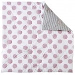 Plaid &agrave; pois guimauve La Cerise sur le G&acirc;teau