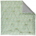 Plaid &agrave; pois Liberty vert La Cerise sur le G&acirc;teau