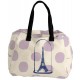 Sac week-end à pois guimauve Tour Eiffel 